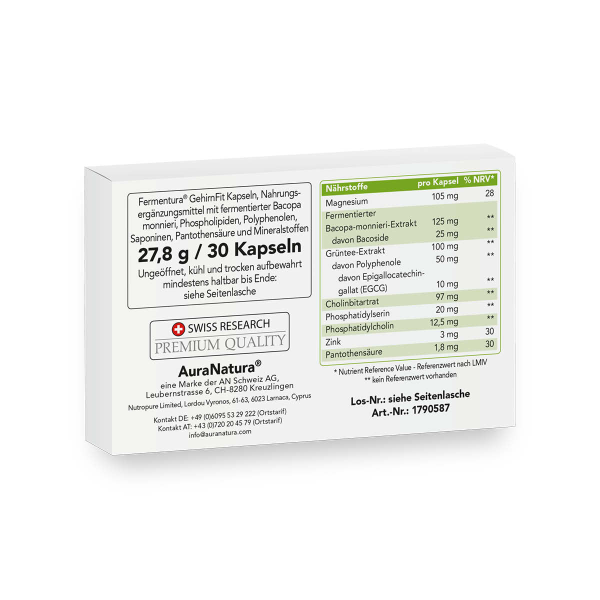 Produktbild von Fermentura® GehirnFit