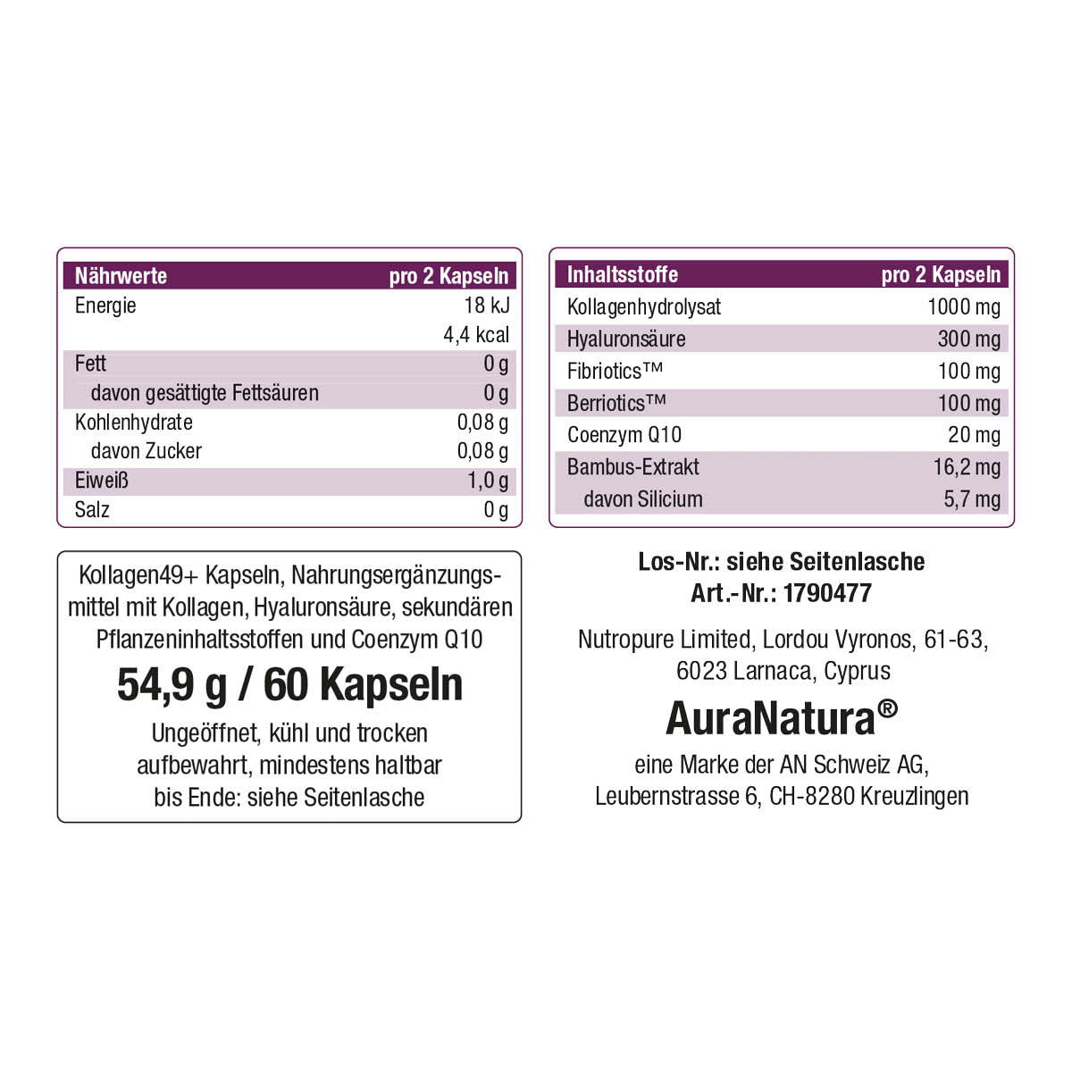 Produktbild von Kollagen49+