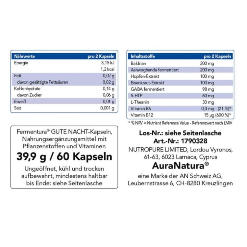 Produktbild von Fermentura® Gute Nacht