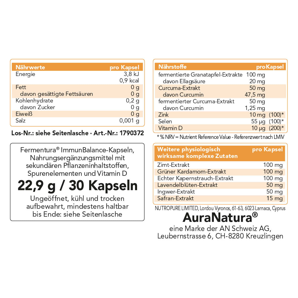 Produktbild von Fermentura® ImmunBalance