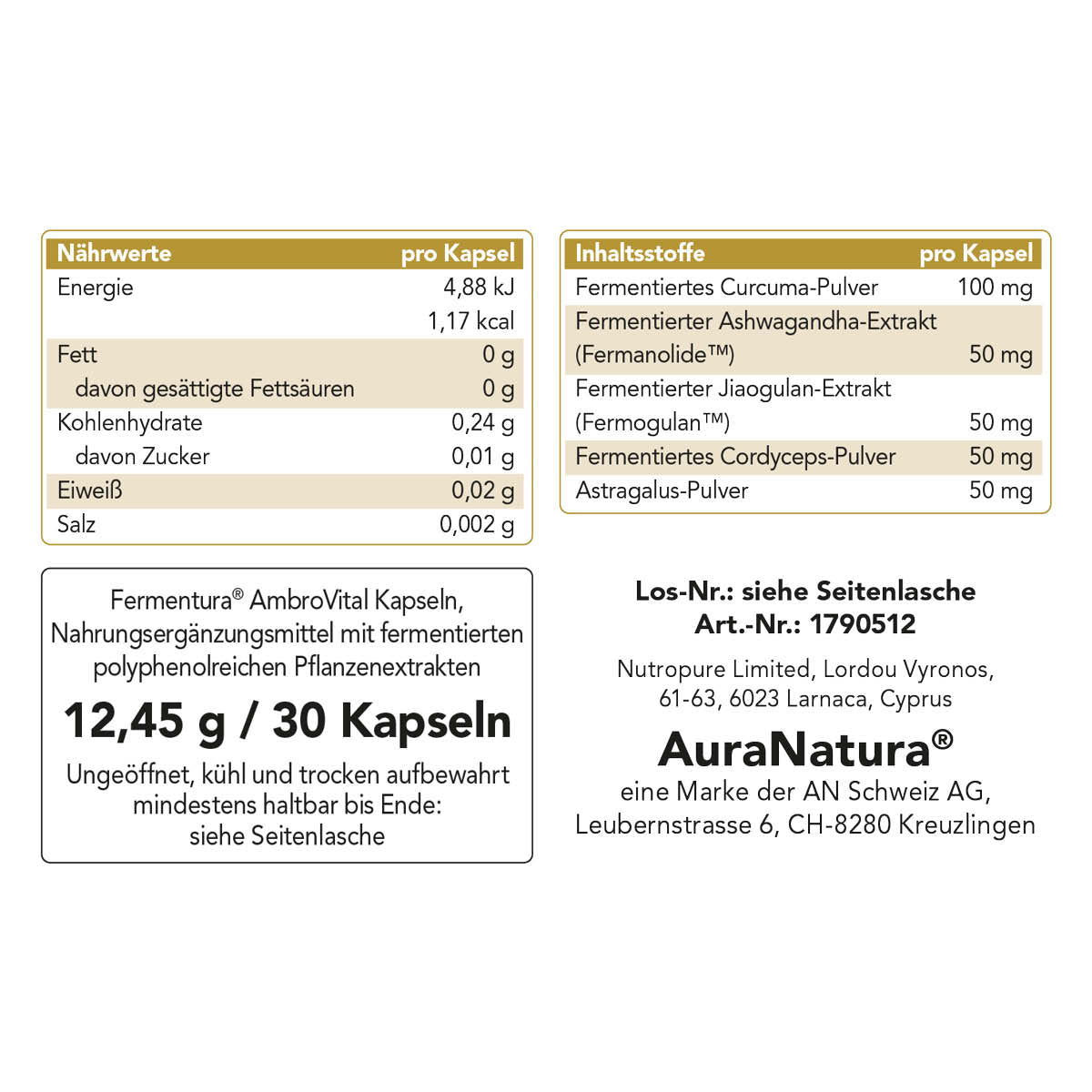 Produktbild von Fermentura® AmbroVital