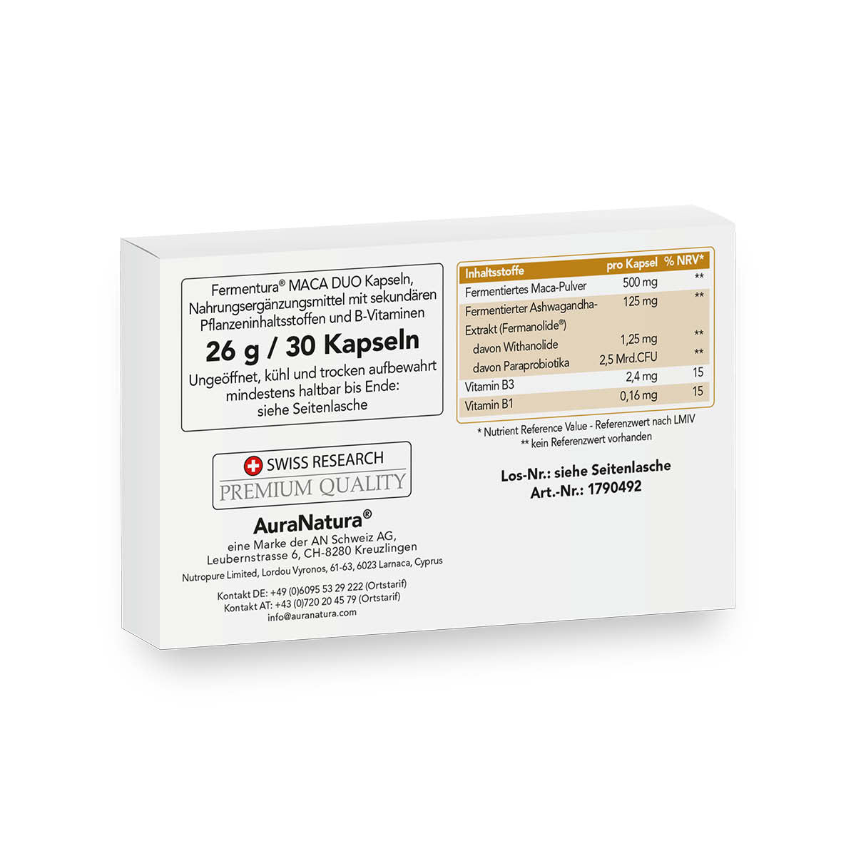 Produktbild von Fermentura® Maca Duo