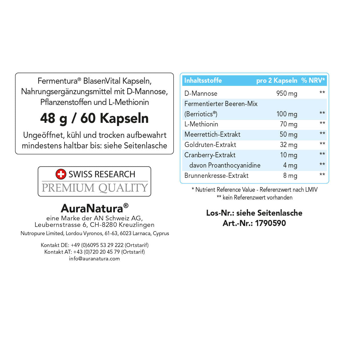 Produktbild von Fermentura® BlasenVital