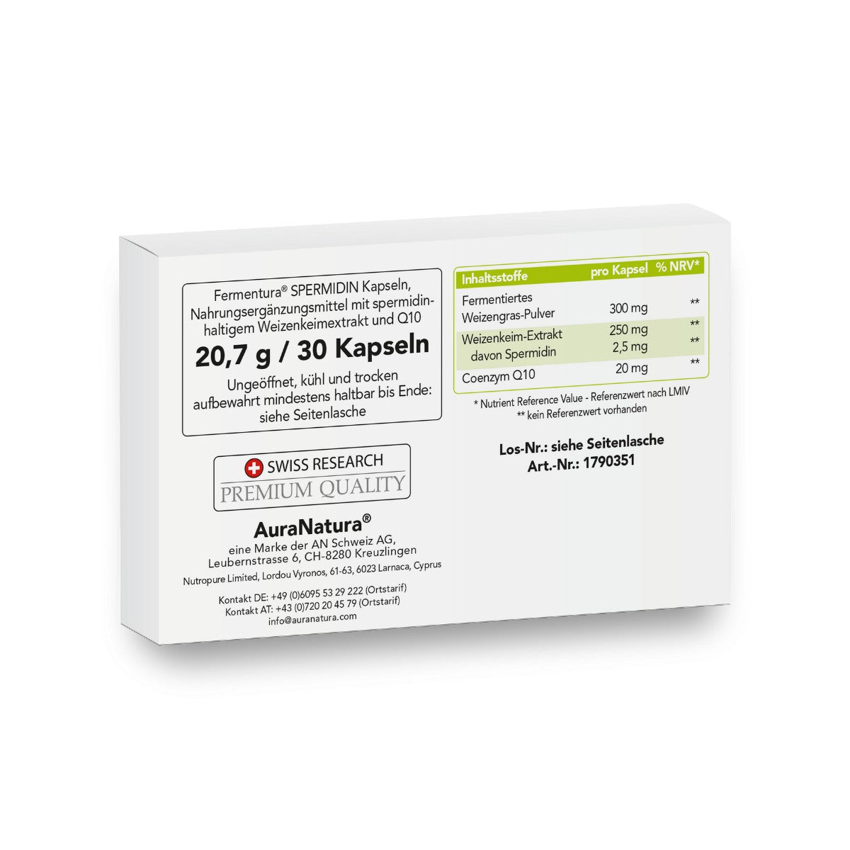 Produktbild von Fermentura® Spermidin